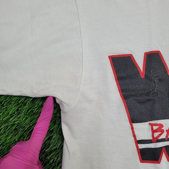 Vintage 1992 WCSS Basketball Camp Shirt Medium 19x25 White - Picture 5 of 15